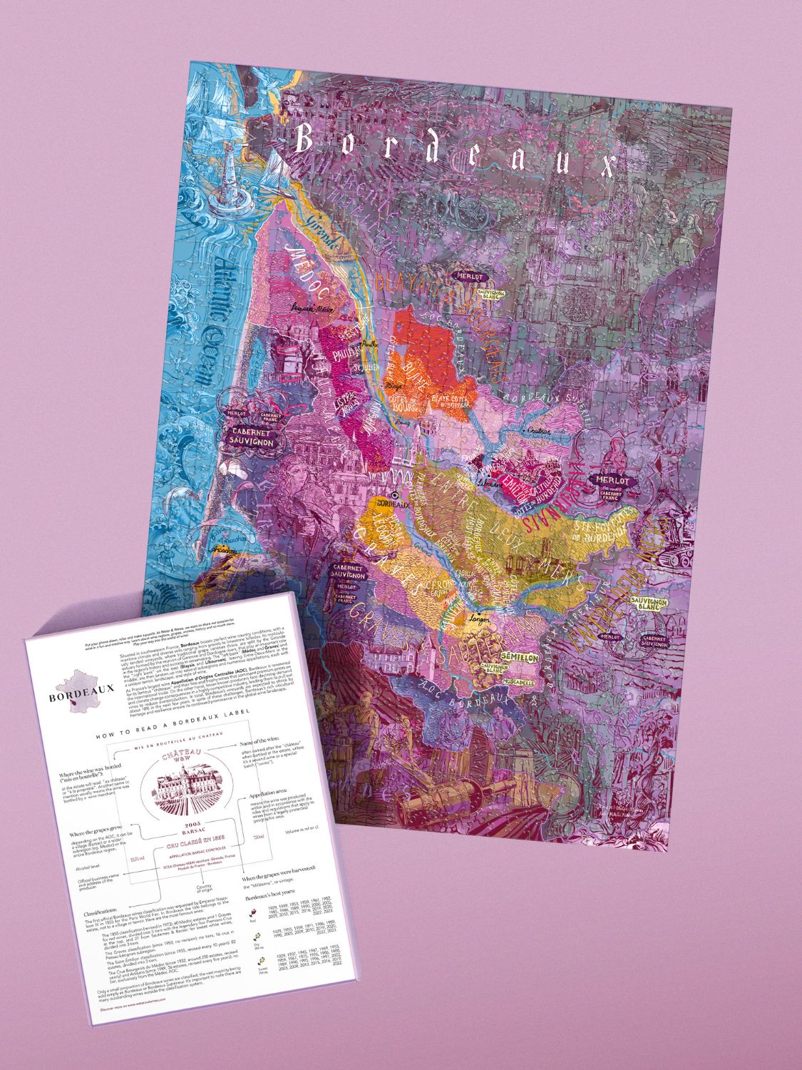 Bordeaux Wine Puzzle - Whisky Grail