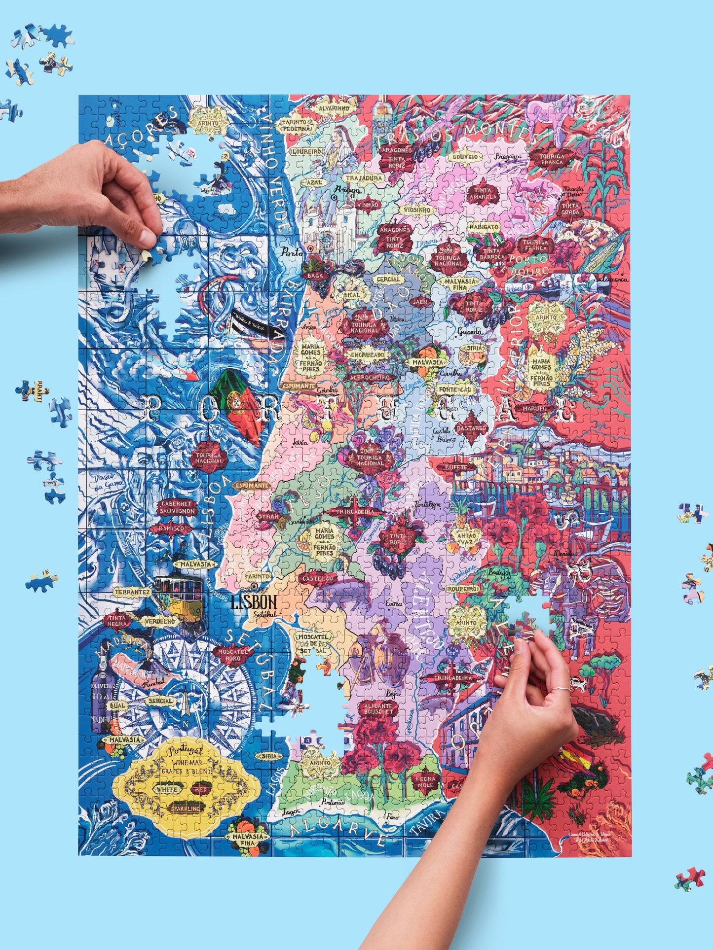 Portugal Wine Puzzle - Whisky Grail