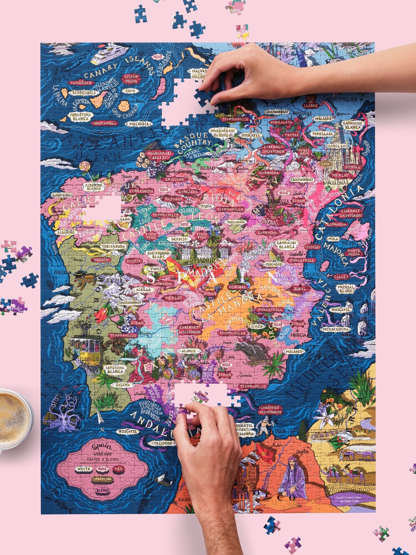 Spain Wine Puzzle - Whisky Grail