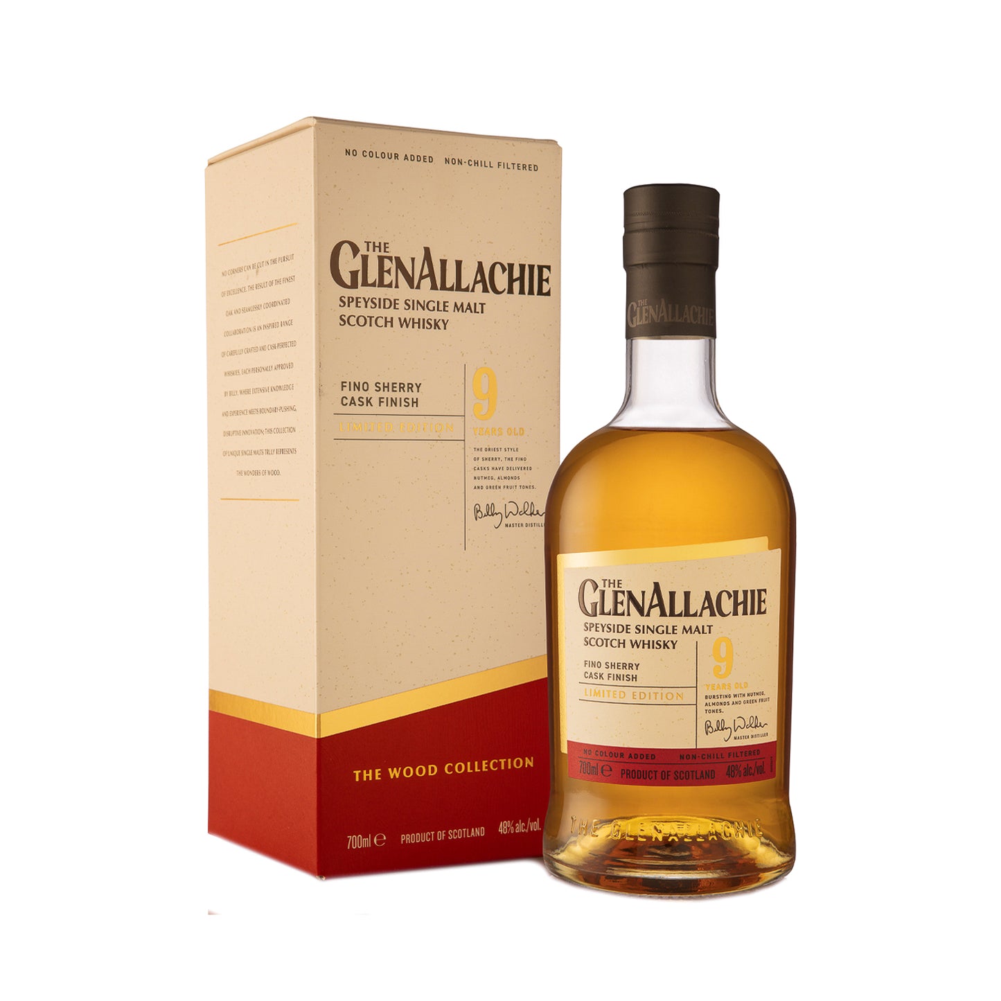 Glenallachie 9 Years Wood Collection Set: Fino, Amontillado und Oloroso