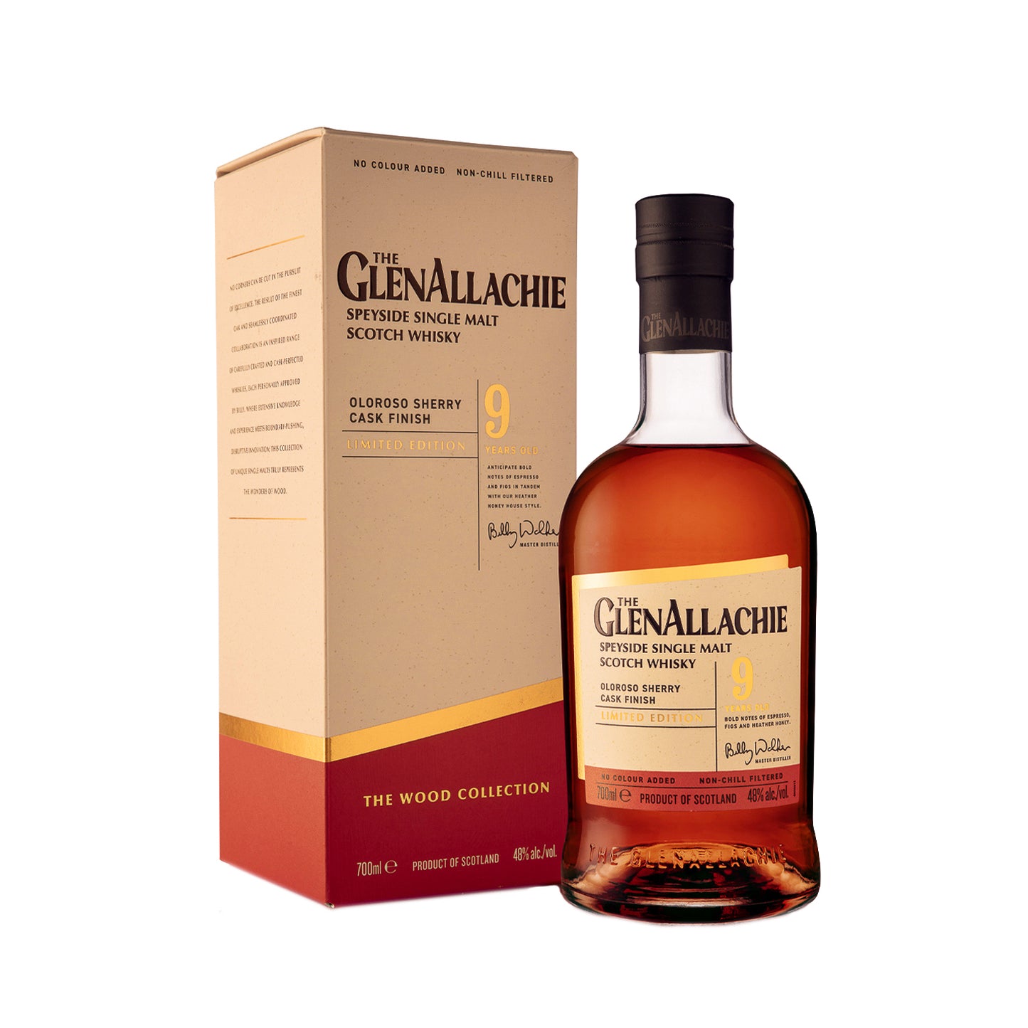 Glenallachie 9 Years Wood Collection Set: Fino, Amontillado und Oloroso