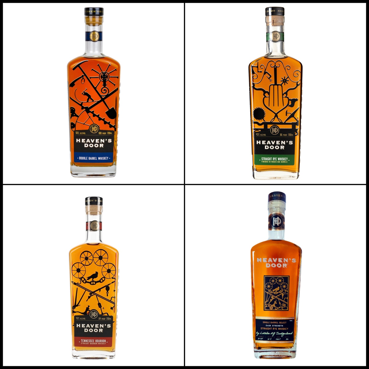 Heaven's Door Whiskey Tasting Set