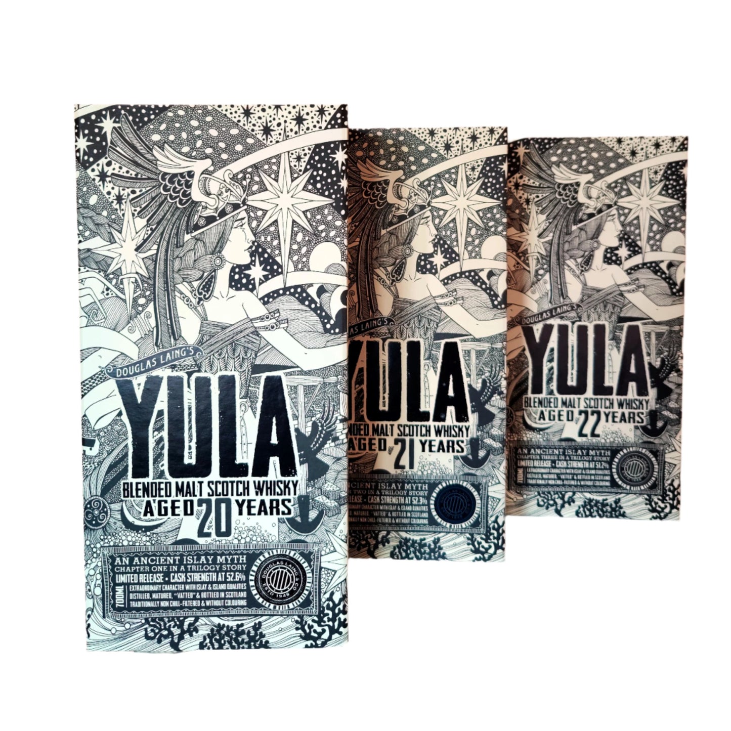 Douglas Laing's Yula 20, 21, 22 Years Whisky Set - Whisky Grail