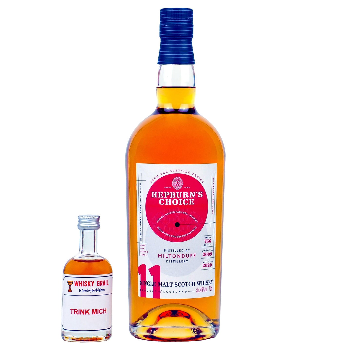 Miltonduff 11 Years Old <br>2009/2020 Hepburn's Choice <br> 5cl - Whisky Grail