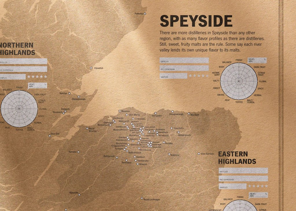 Single Malts Of Scotland Map