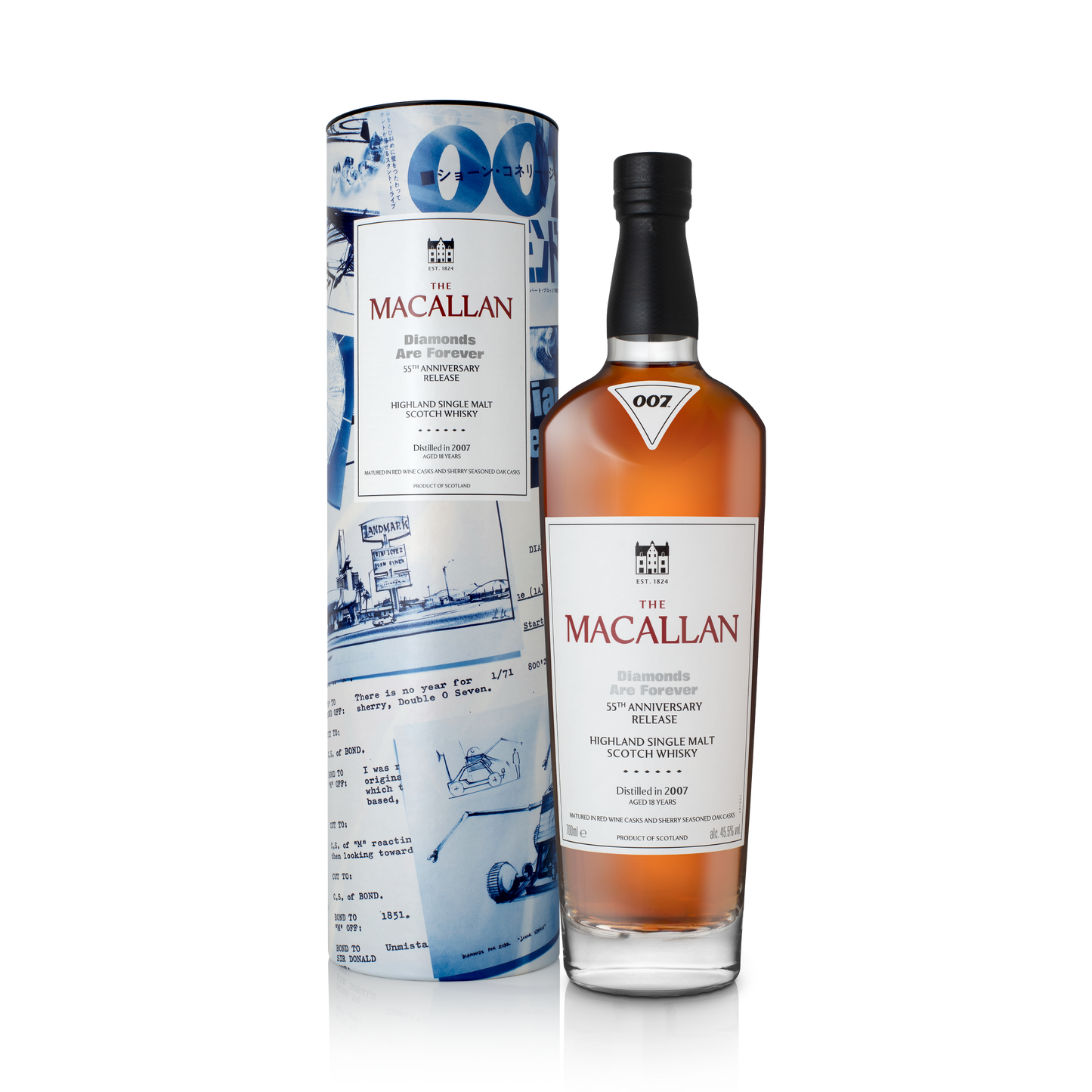 Macallan 18 Years Old Diamonds are Forever 55th Anniversary