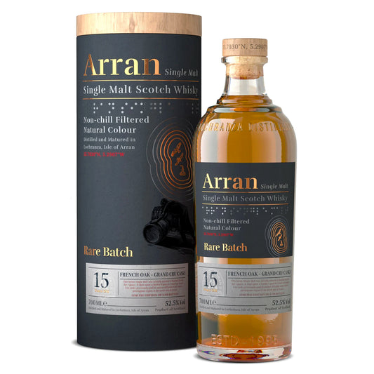 Arran 15 Years Rare Batch French Oak - Grand Cru Casks