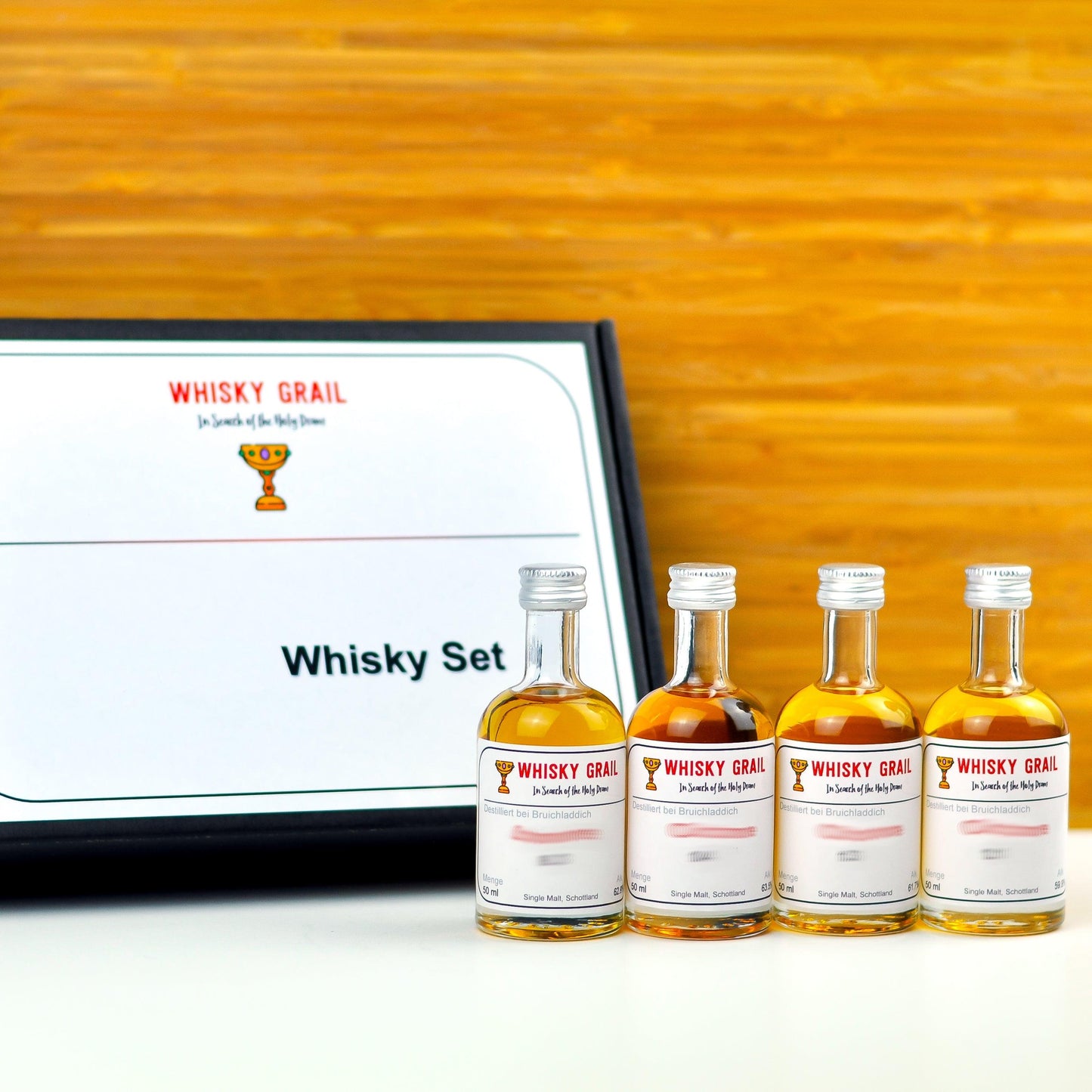 Rund um Schottland - Single Grain Whiskybox - Whisky Grail