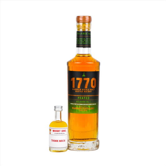 Glasgow Distillery<br>1770 Whisky<br>Peated 5cl - Whisky Grail
