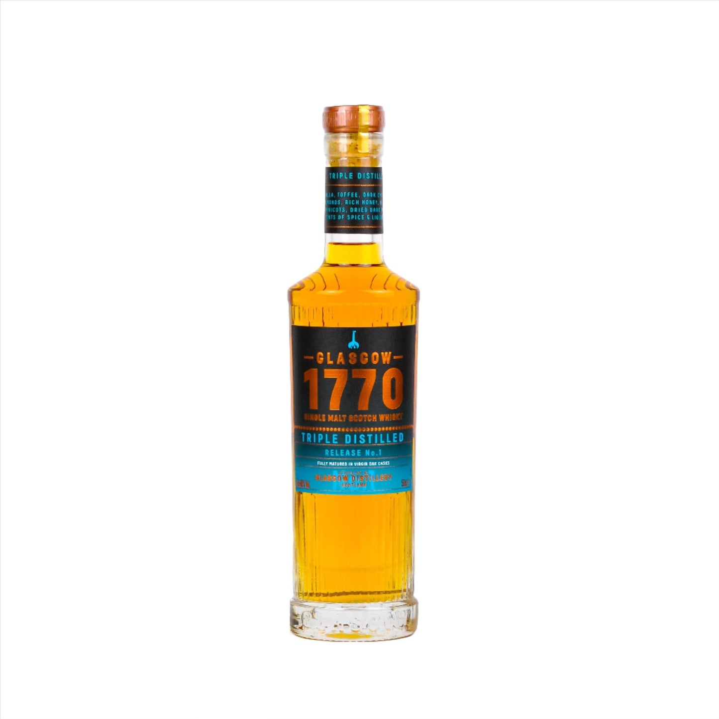 Glasgow Distillery<br>1770 Whisky<br>Triple Distilled 5cl - Whisky Grail