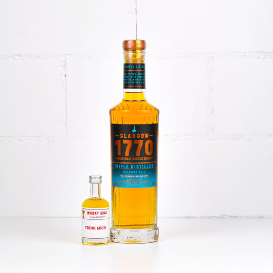 Glasgow Distillery<br>1770 Whisky<br>Triple Distilled 5cl - Whisky Grail