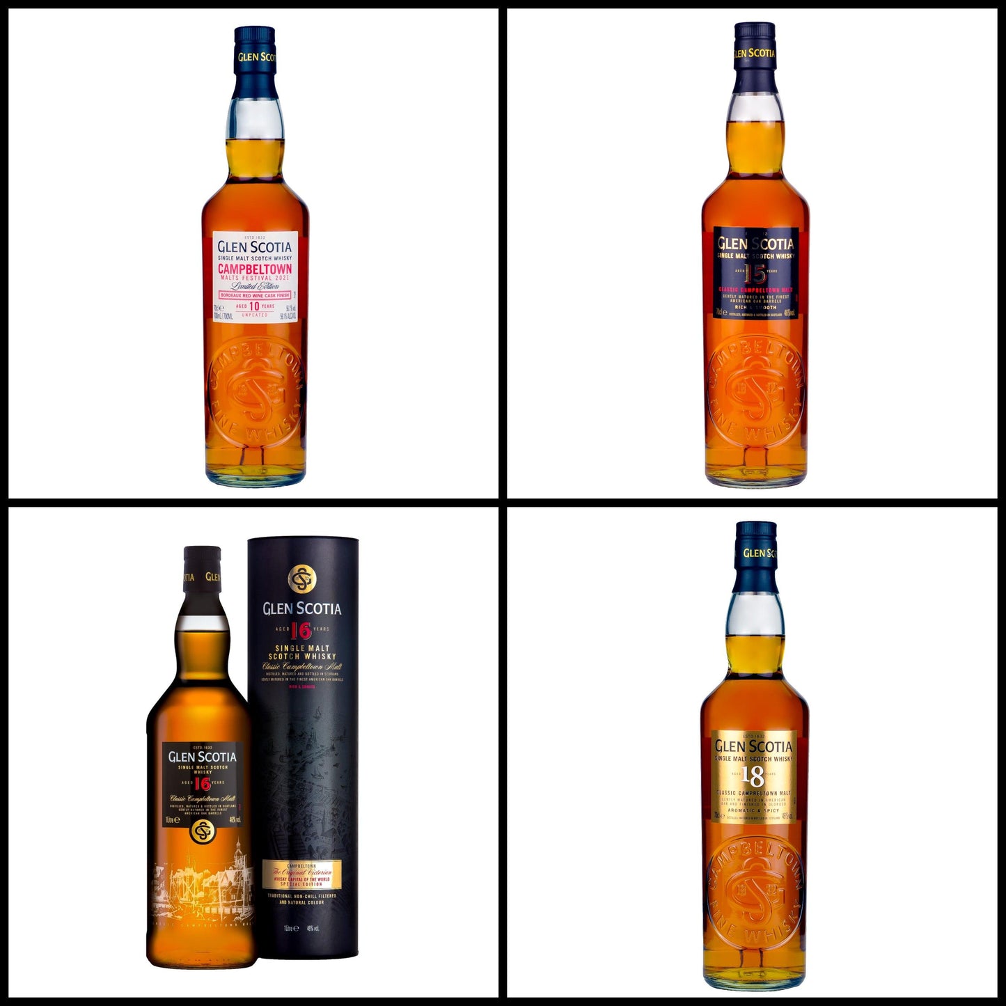 Glen Scotia Whisky Tasting Set (4x5cl) - Whisky Grail