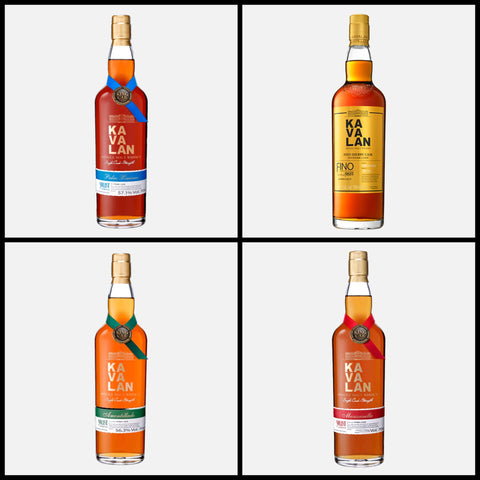 Kavalan Solist Whisky Probierset <br>4x2cl oder 4x5cl