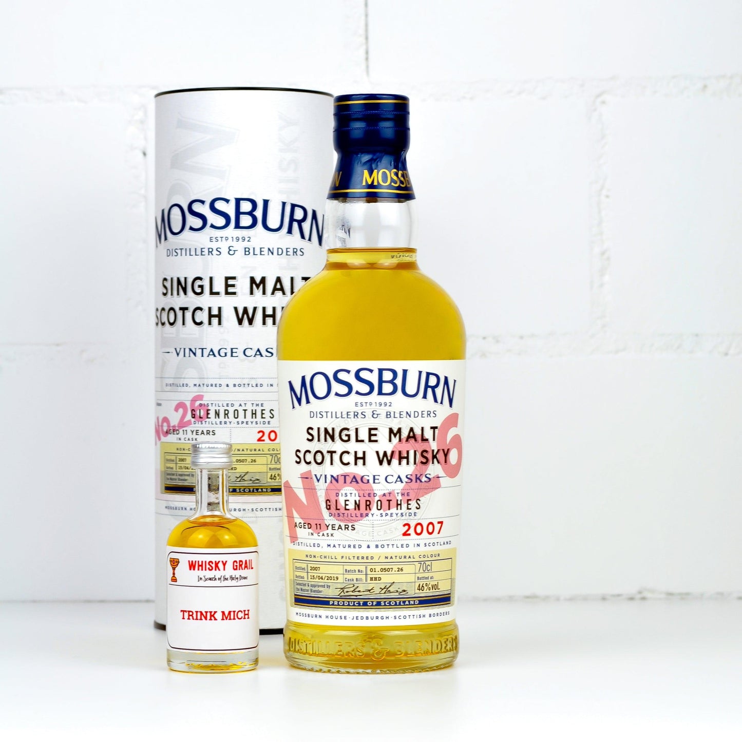 Mossburn Vintage Cask No. 26 Glenrothes 11 Years 2007/2019 - Whisky Grail