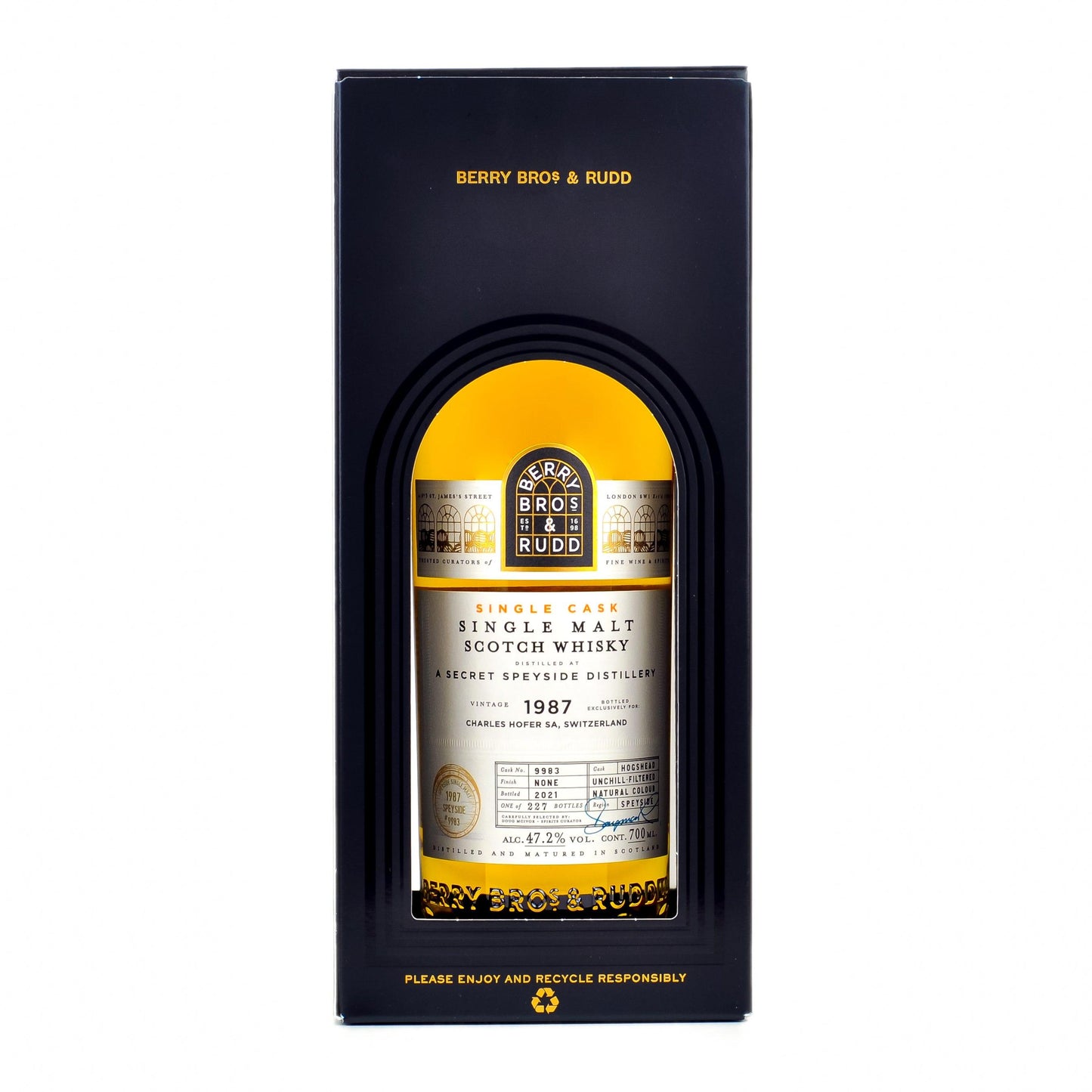 Berry Bros. and Rudd Secret Speyside 34 Years Old - Whisky Grail