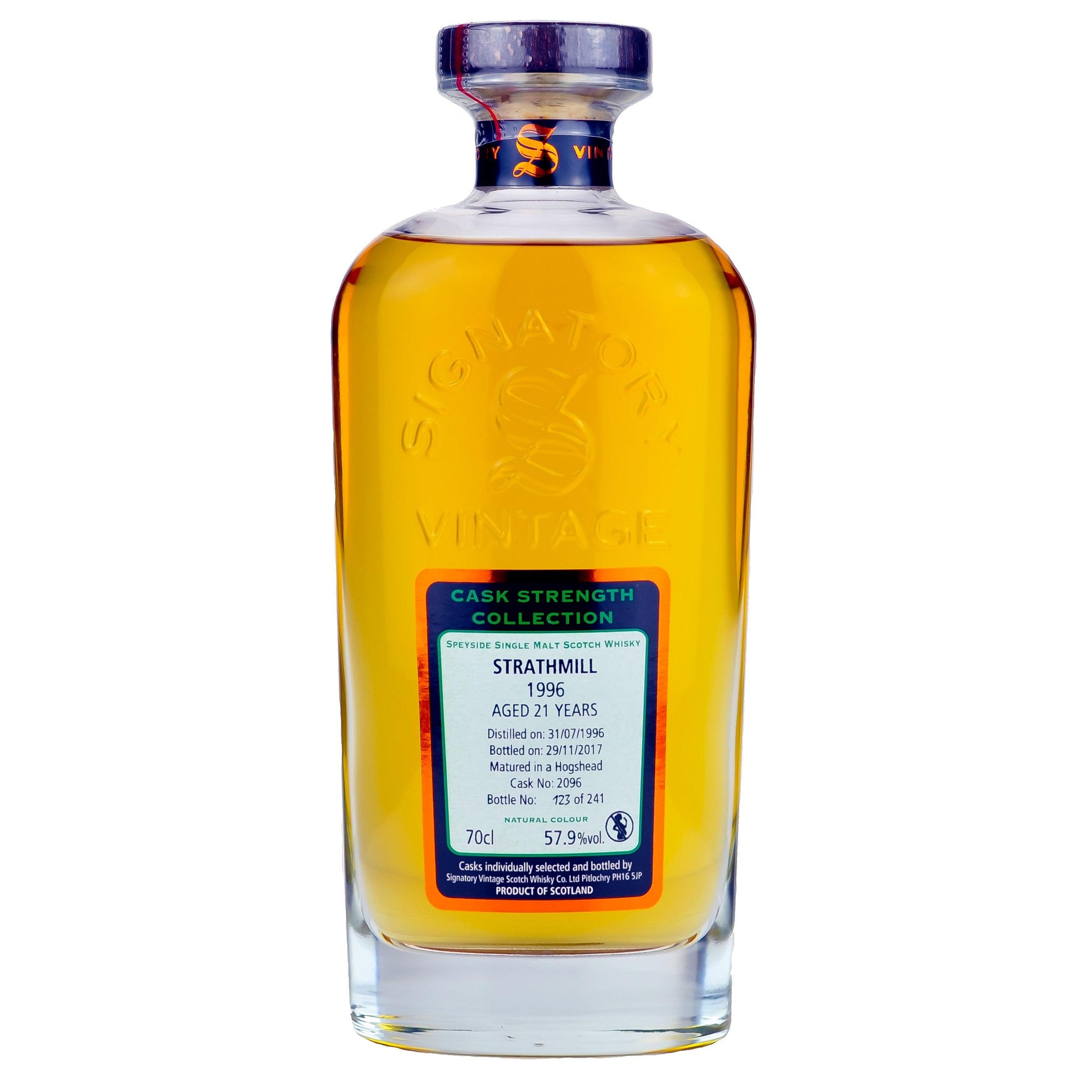 Strathmill 21 Years Old Signatory CS 1996/2017 <br>5cl - Whisky Grail