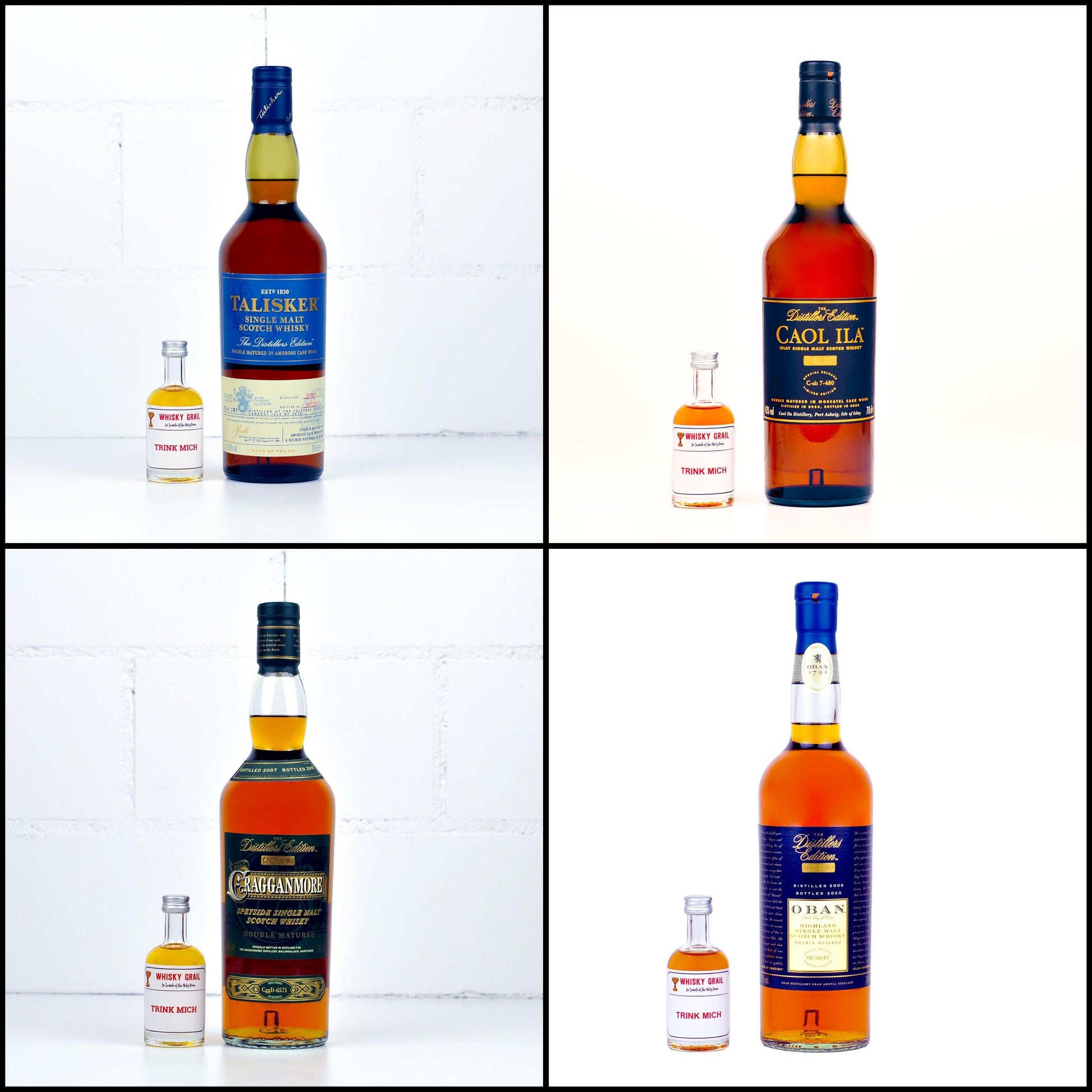 Distillers Edition Whisky Set (Talisker, Cragganmore, Caol Ila, Oban) - Whisky Grail