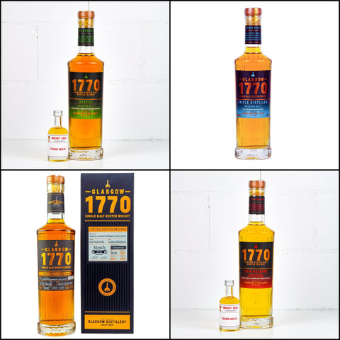 Glasgow Distillery 1770 <br>Whisky Tasting Set <br>4x5cl