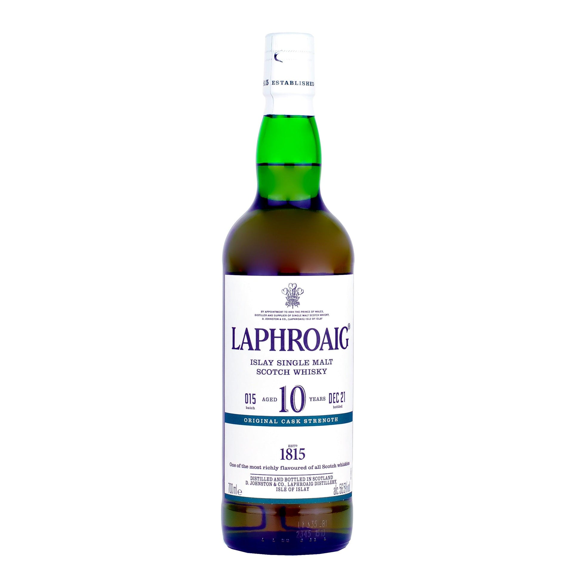 Laphroaig 10 Years Old <br>Cask Strength Batch 15 <br>5cl oder 70cl - Whisky Grail
